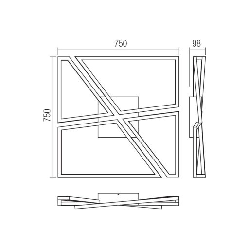 Redo Mennyezeti lámpa 01-3540 SLASH