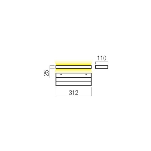 Redo Fali lámpa 01-3553 SEED