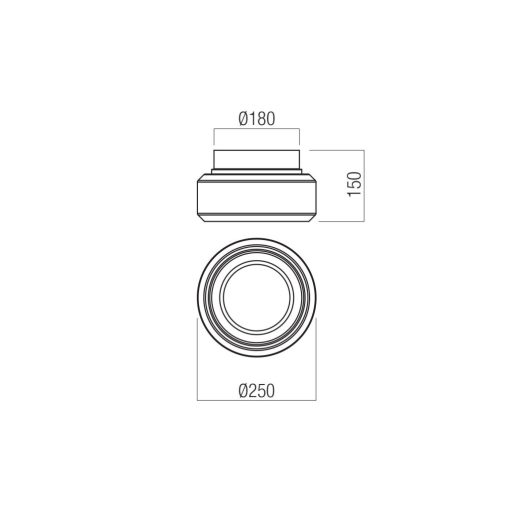 Redo Mennyezeti lámpa 01-3588 SOLERA