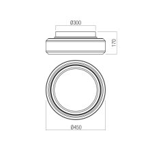 Redo Mennyezeti lámpa 01-3590 SOLERA