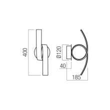 Redo Fali lámpa 01-3611 IMPULS