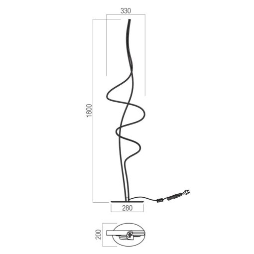 Redo Álló lámpa 01-3624 IMPULS