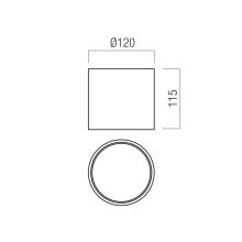 Redo Mennyezeti lámpa 01-3682 HERA