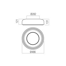 Redo Mennyezeti lámpa 01-3721 DIP