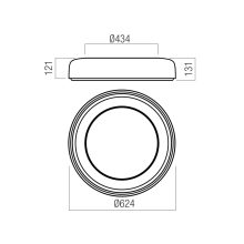 Redo Mennyezeti lámpa 01-3723 DIP