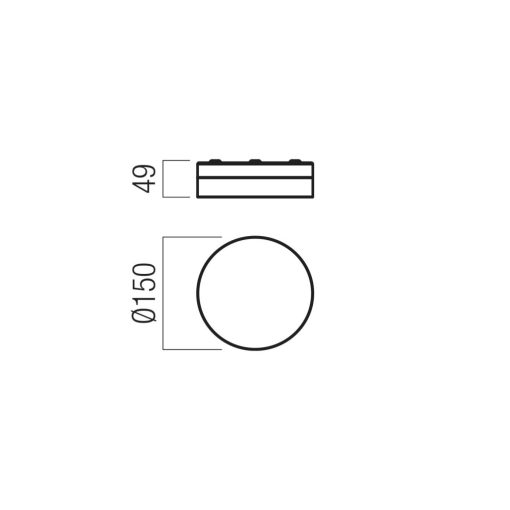 Redo Mennyezeti lámpa 01-3734 FRISBI