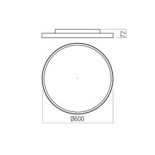 Redo Mennyezeti lámpa 01-3751-TRIAC DAMA