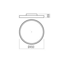 Redo Mennyezeti lámpa 01-3754-TRIAC DAMA