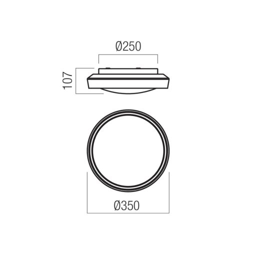 Redo Mennyezeti lámpa 01-3796 ARCA