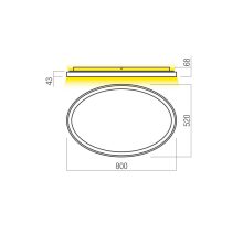 Redo Mennyezeti lámpa 01-3811 NOBU