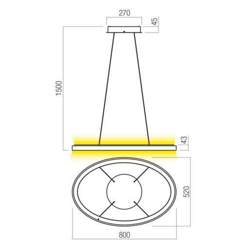 Redo Függeszték 01-3814 NOBU