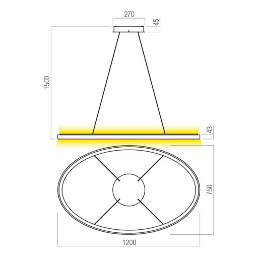 Redo Függeszték 01-3819 NOBU