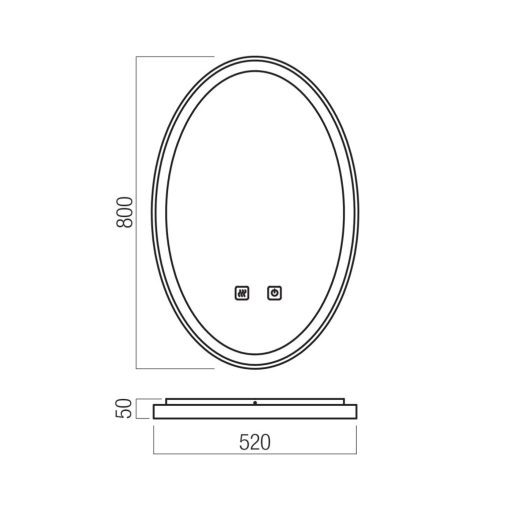 Redo Fali lámpa 01-3821 VANITY