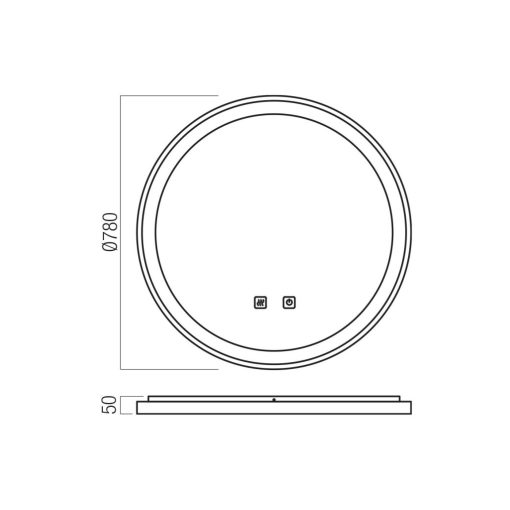 Redo Fali lámpa 01-3826 VANITY