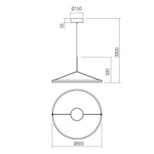 Redo Függeszték 01-3836 ORBIT