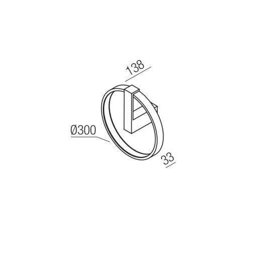 Redo Fali lámpa 01-3863 ORION