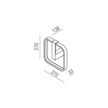 Redo Fali lámpa 01-3887 DALI ORION