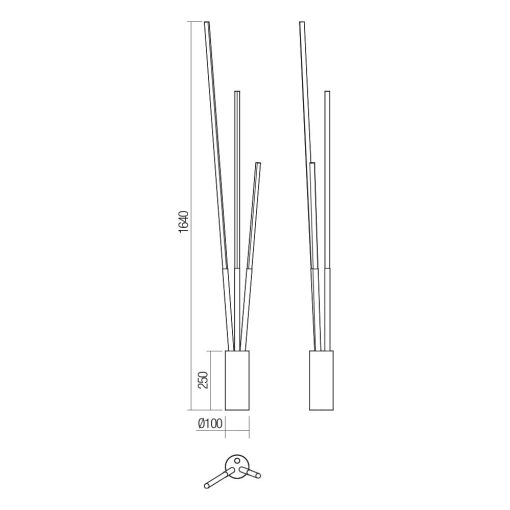 Redo Álló lámpa 01-3977 HERALD