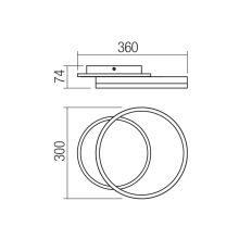 Redo Mennyezeti lámpa 01-3990 TARA