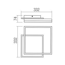 Redo Mennyezeti lámpa 01-3998 SAMI