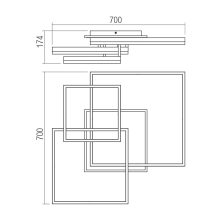 Redo Mennyezeti lámpa 01-4002 SAMI