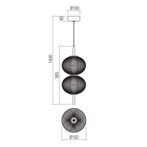 Redo Függeszték 01-4024 VENTURA