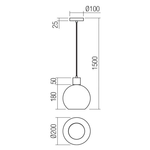 Redo Függeszték 01-4045 ATLANTIS