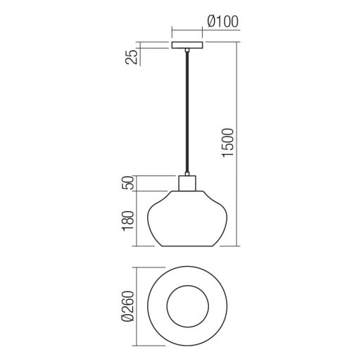 Redo Függeszték 01-4046 ATLANTIS