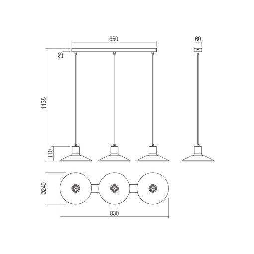 Redo Függeszték 01-4056 FRESNO