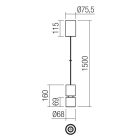Redo Függeszték 01-4061 NAKU