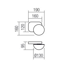 Redo Fali lámpa 01-4323 LUMIEN
