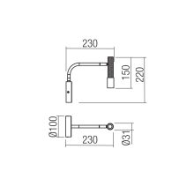 Redo Fali lámpa 01-4440 DRILL