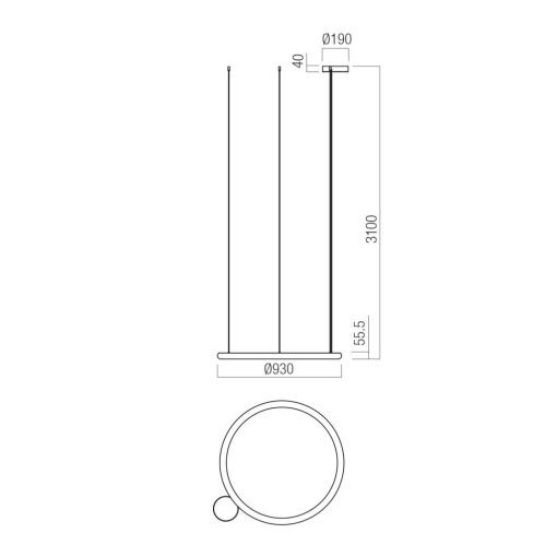 Redo Függeszték 01-4457 HALLEY