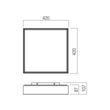 Redo Mennyezeti lámpa 01-4470 HOVER