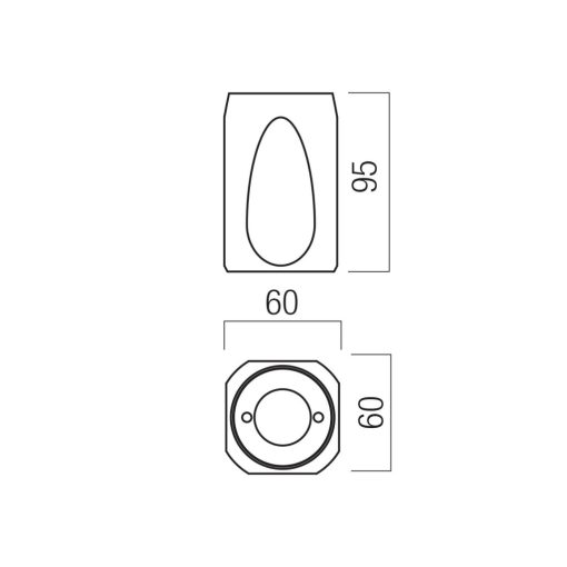 Redo Mennyezeti lámpa 01-4481 CRISP