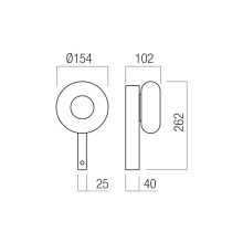 Redo Fali lámpa 01-4561 ETHOS
