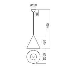 Redo Függeszték 01-4617 KONOS