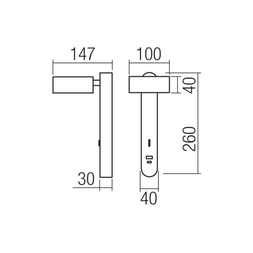 Redo Fali lámpa 01-4640 SADES
