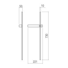 Redo Fali lámpa 01-4673 TANGENT