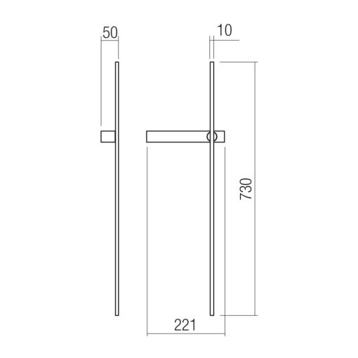 Redo Fali lámpa 01-4673 TANGENT