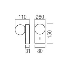 Redo Fali lámpa 01-4765 NORMA