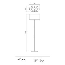 Redo Álló lámpa 01-681CH BR ENJOY