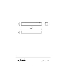 Redo Fürdőszobai lámpa 01-703 EGO