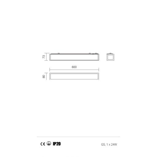 Redo Fürdőszobai lámpa 01-703 EGO