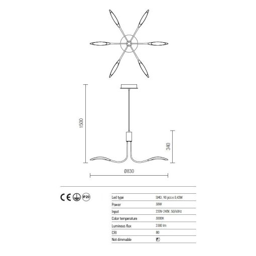 Redo Függeszték 01-840 SLY