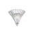 Ideal Lux Fali lámpa SANTA AP1 SMALL TRASPARENTE 013060