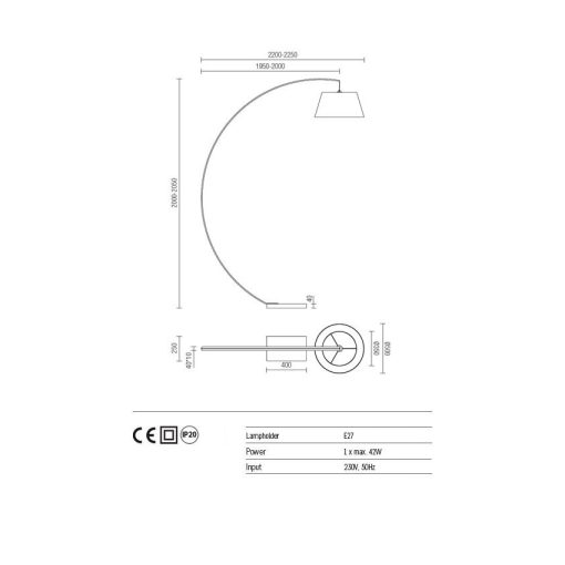 Redo Álló lámpa 02-384 SWAP