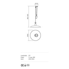 Incanti Függeszték 02-758 LENA