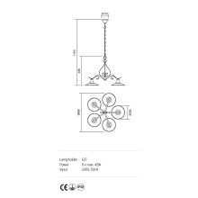 Incanti Csillár 02-761 LENA