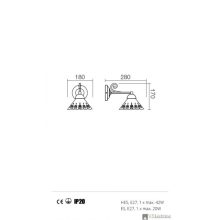 Incanti Fali lámpa 02-800-CT18 LEA